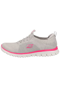 SKECHERS® 104075/LGHP Luminate-She's Magnificent Damen Sneaker Sportschuhe grau/pink Bild 2