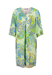 BETTY BARCLAY - Sommerkleid mit V-Ausschnitt - Green/Blue
