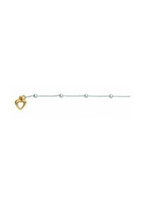 Adelia's - Adelia's Damen Anker Fußkettchen 925 Silber vergoldet – Goldfußkette Anker - gold