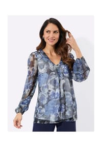 Witt - Tunika - bleu-schwarz-bedruckt