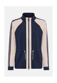 olsen - Jerseyjacke mit 2-Wege-Reißverschluss - Ink Blue