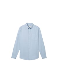 TOM TAILOR - Freizeithemd, Regular Fit, Langarm, Button-Down-Kragen, für Herren - 11075 NAVY