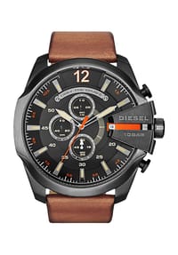 DIESEL® MEGA CHIEF - Herren Chronograph "DZ4343" - SCHWARZ/BRAUN