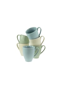CreaTable - Valencia Pastell, Kaffeebecher 6-tlg - Pastell