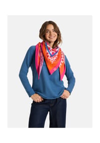 LIEBLINGSSTÜCK - Damen Dreiecksschal aus Baumwollmix - 830-lovely pink