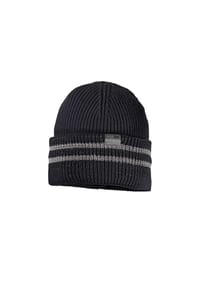 maximo® - Beanie, Fleecefutter, reflektierend, für Kinder - 46 SCHWARZ