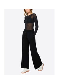 nur die - Sweatpants Wide - hellbeige