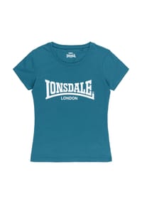 LONSDALE™ - Frauen T-Shirt CARTMEL - Aubergine/White