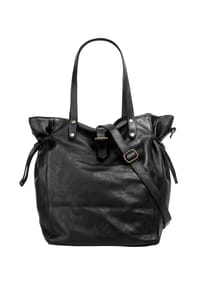 forty° - Shopper Echt Leder, Made In Italy - cognac