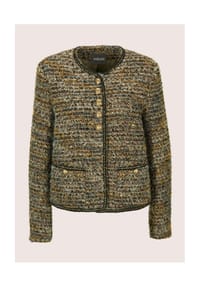 MADELEINE - Festlicher Blazer mit Glitzerdetails - bleigrau / taupe / multicolor