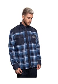 KING KEROSIN - Funktionshemd hochwertige Stickereien Chopper ´Till Death - blau
