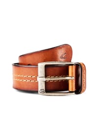 camel active - Trail 1 Gürtel Leder - cognac