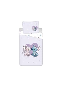 Disney - Lilo and Stitch Design Kuschelige Bettwäsche Baumwolle, 140x200 cm - Mehrfarbig 200x140 + 70x90 cm