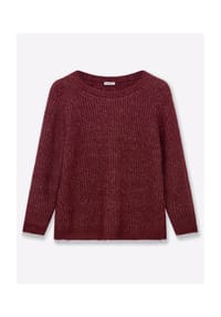 sheego - Pullover - burgund