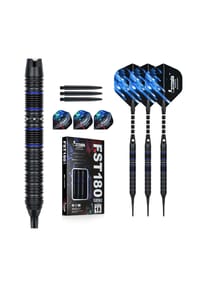 COFI - Formula FST180 GEN2 Black Blue Rings Softtip Dartset 18g Softdarts - Schwarz Blau OneSize