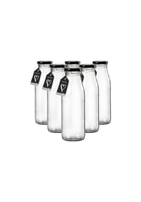Ritzenhoff & Breker Milchflaschen Mara 500 ml 6er Set transparent - MARA - transparent