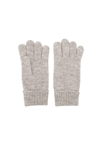 CAPO - Strickhandschuhe, melange - beige
