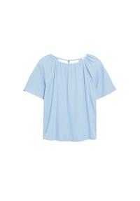 s.Oliver - Bluse, Raffungen, für Damen - 5025 BLUE