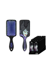 Disney - Disney Villains Haarbürste Rechteckige Kinderbürste mit Bösewicht-Moti - Schwarz 19x4x8 cm