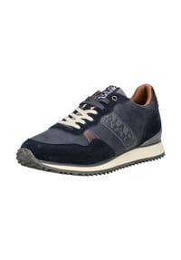 NAPAPIJRI - Lederimitat/Textil Sneaker - Braun/Blau
