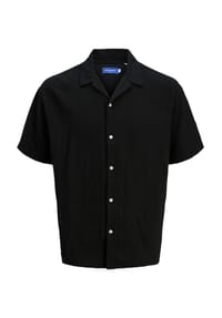 ORIGINALS by JACK & JONES - Freizeithemd, Kurzarm, Reverskragen, für Herren - BLACK