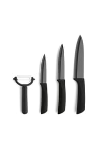 Amefa - 4-tlg. Keramikmesser Set - schwarz