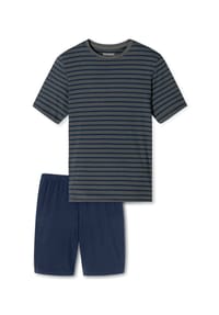 SCHIESSER - Casual Essentials Shorty, Baumwolle, Gummibund, für Herren - Anthrazit