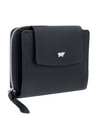 BRAUN BÜFFEL HANNA - Brieftasche, Reißverschluss, Leder, für Damen - 010 SCHWARZ