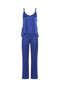 LASCANA - Schlafanzug Capsule, V-Ausschnitt, für Damen - 12 BLUE