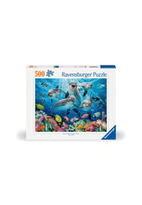 Ravensburger - Puzzle "Delfine im Korallenriff", 500 Teile - 
