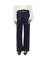 s.Oliver BLACK LABEL - Jeanshose, aufgesetzte Taschen, für Damen - 59Z8 BLUE