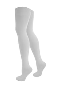 normani® - Overknees einfarbig - Schwarz