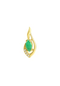 fascination by Ellen K. - Anhänger 585/- Gold 1 Smaragd - gelb