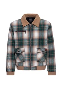 KING KEROSIN - Winterjacke mit Teddy-Kragen - grün