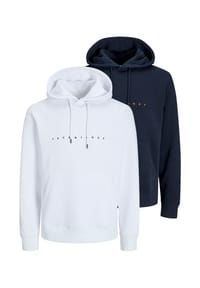 JACK & JONES - Sweatshirt / Hoodie 2er Pack Star - Dunkelblau
