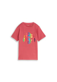 TOM TAILOR - T-Shirt, Rundhals, für Kinder - 11016 BERRY RED