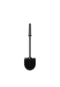 brabantia - Toilettenbürste für WC Garnitur aus Metall, Schwarz - Schwarz