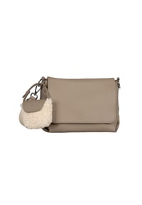 TOM TAILOR FANIA - Schultertasche, Anhänger, für Damen - TAUPE