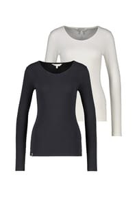 ALIFE AND KICKIN® - 2 Pack - EvelynAK A Longsleeve - black white