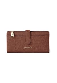 LAZAROTTI Bologna Leather - Bologna Leather Geldbörse Leder 20 cm - black
