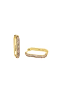 JOOP! - Damen Creolen, 925er Silber - GELBGOLD