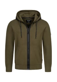 INDICODE - Sweatjacke Reilly - Army