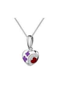 zeeme KIDS - Anhänger mit Kette 925/- Sterling Silber 7 Zirkonia - mehrfarbig