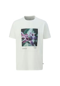 QS - T-Shirt, Baumwolle, für Herren - 01D0  WHITE