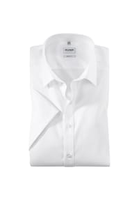 OLYMP - Business-Hemd Level Five, Body Fit, Kurzarm, Kent, für Herren - 00  WEISS