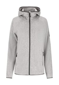 WHISTLER - Fleecejacke Wolven mit gebürsteter Innenseite - 1005 Light Grey Melange