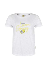 ROADSIGN® australia - Damen T-Shirt Lemon mit sommerlichem Print und frischem Zitronenmotiv, 100% Baumwolle für leichte Casual Looks und entspannte Urlaubsmomente - weiss