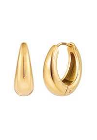 GOOD.designs - Creolen Chunky Chunky Creolen aus Edelstahl, allergikerfreundlich - gold