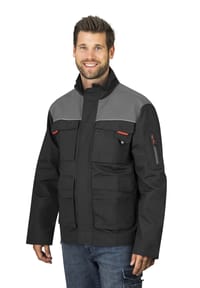 HERO BY JOHN MEDOOX® - JUSTIN UTILITY JACKET WORKWEAR Herren Arbeitsjacke - anthra/black