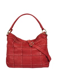 Samantha Look - Shopper Echt Leder, Made In Italy - blau